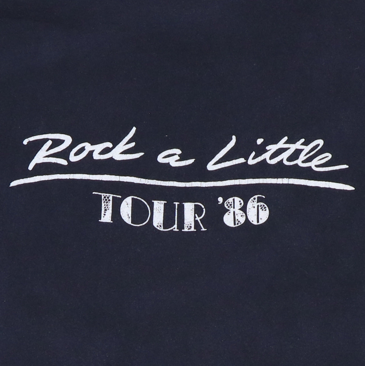 1986 Stevie Nicks Rock A Little Tour Shirt