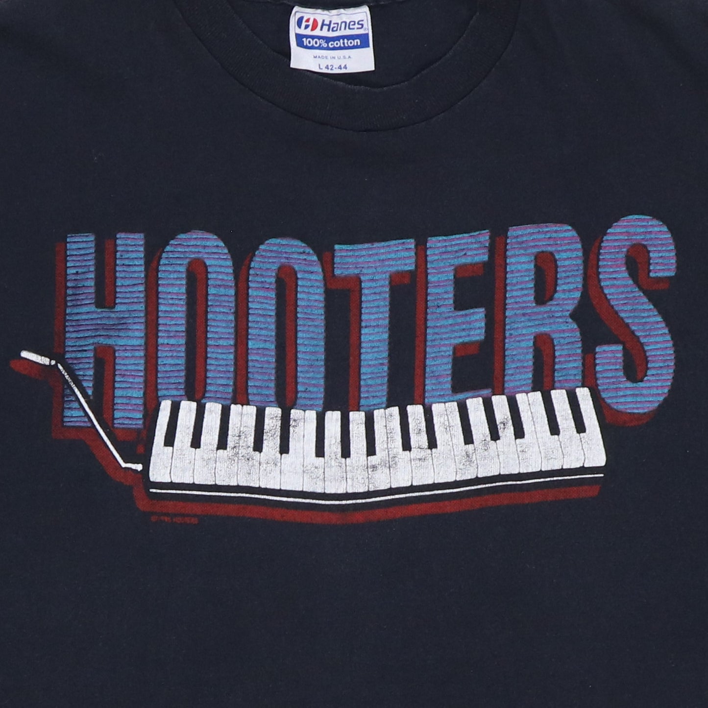 1985 Hooters Nervous Night Tour Shirt