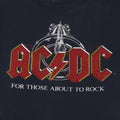1981 ACDC For Those Bout To Rock Tour Shirt