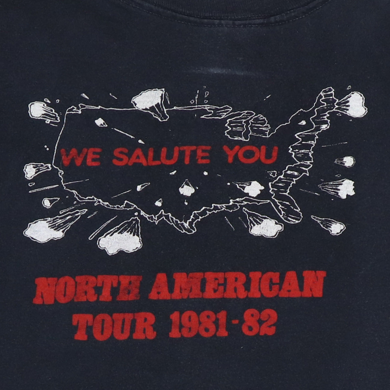 1981 ACDC For Those Bout To Rock Tour Shirt