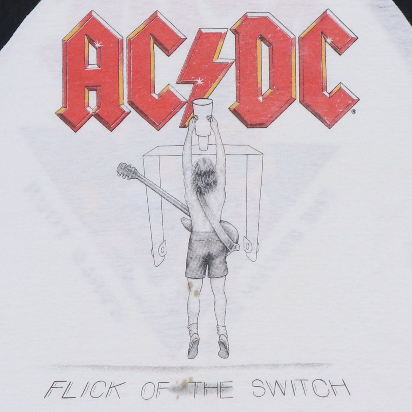 1983 ACDC Flick Of The Switch Tour Jersey Shirt