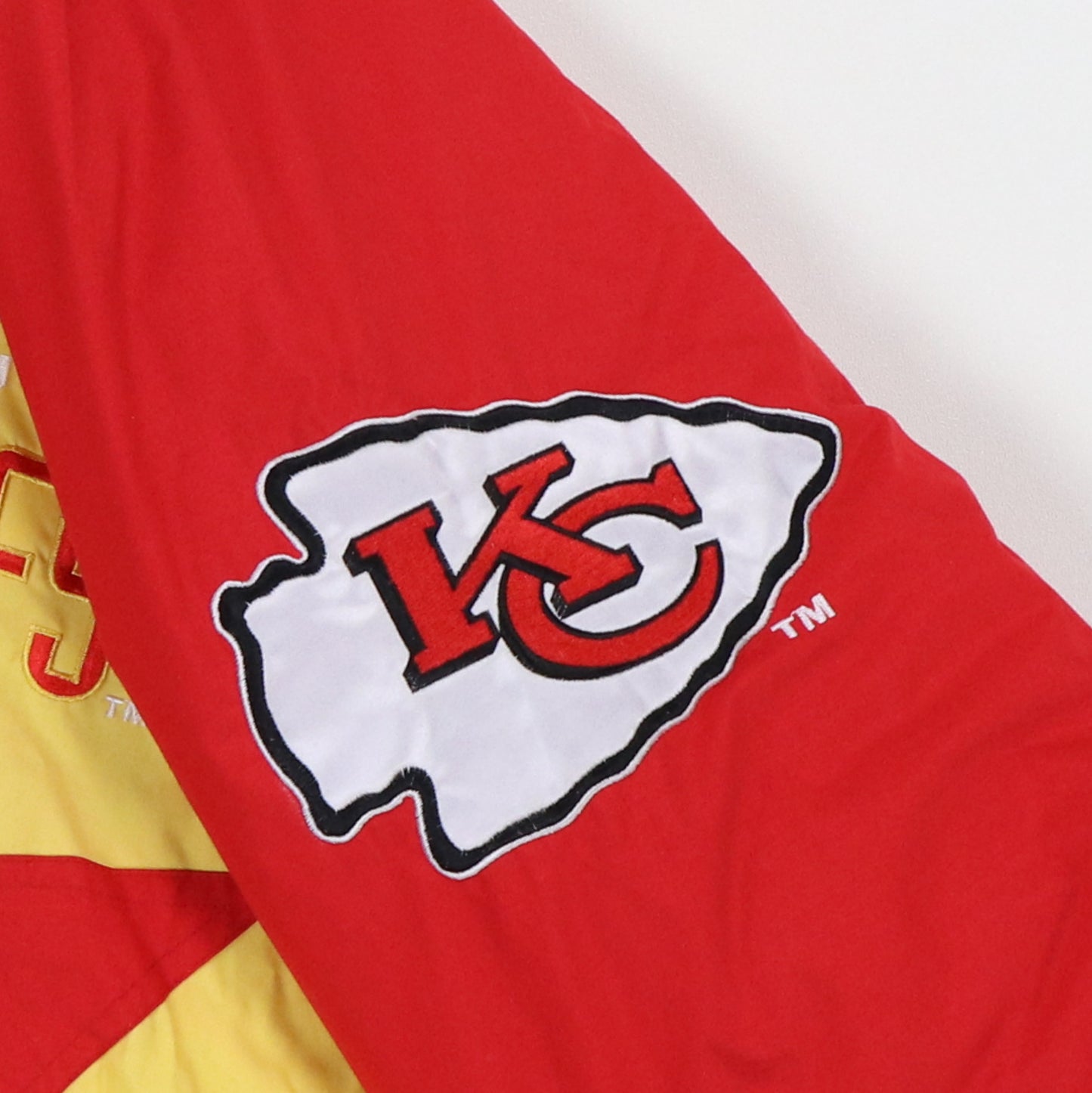 1990s Kansas City Chiefs Proline Shark Jacket Detail