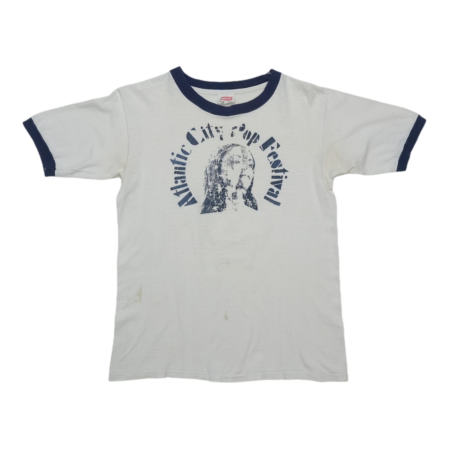 1969 Atlantic City Pop Festival Ringer Shirt Front