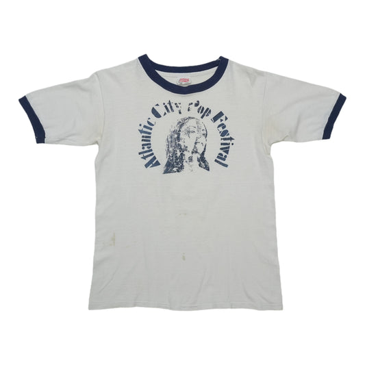 1969 Atlantic City Pop Festival Ringer Shirt Front