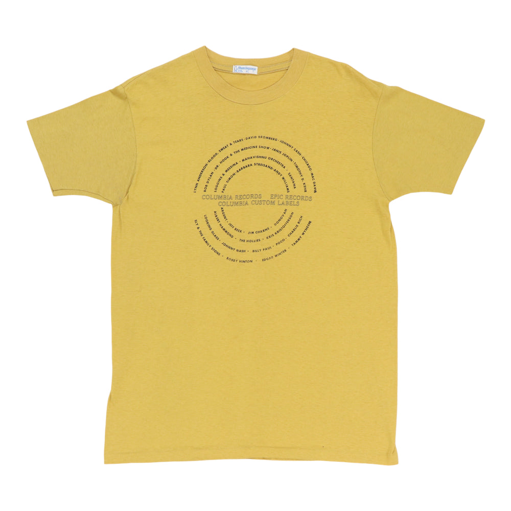 1970s Columbia Records Epic Records Custom Labels Promo Shirt