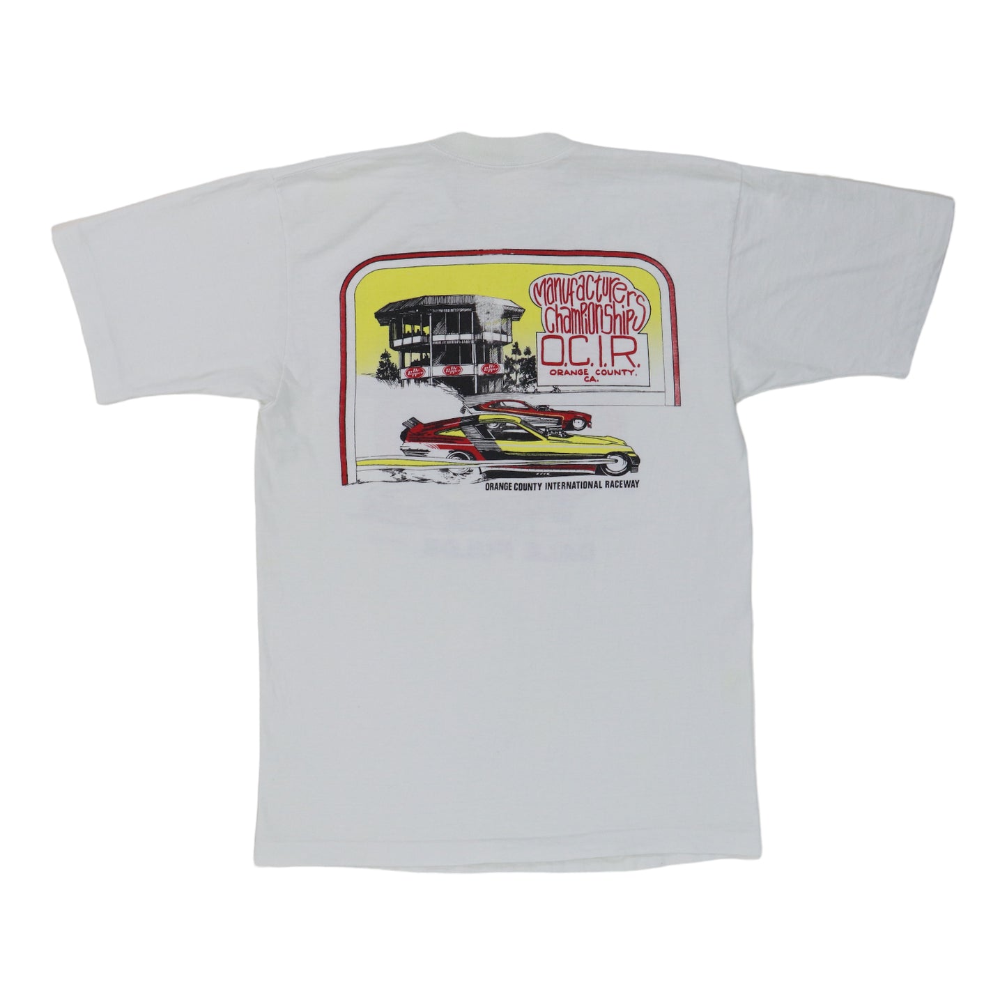 1970s Dale Pulde War Eagle Orange County International Raceway Shirt