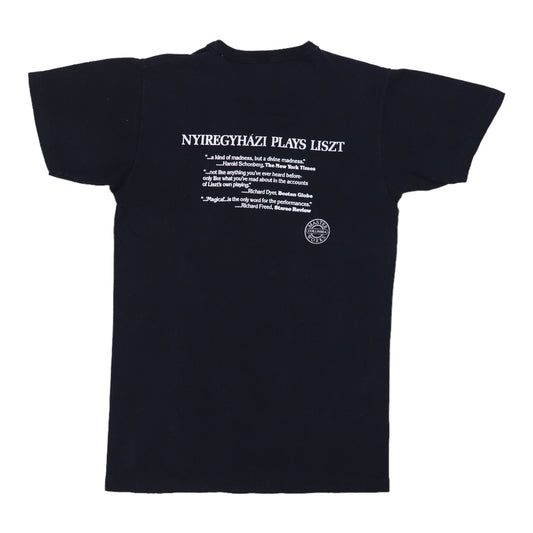 1970s Ervin Nyiregyházi Plays Liszt Shirt Back