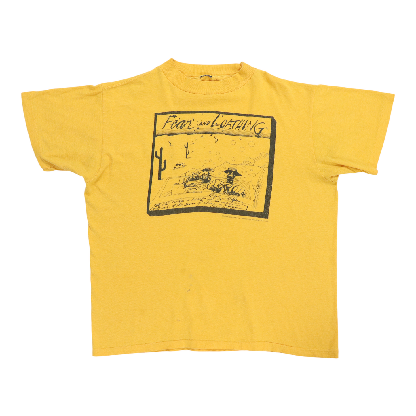 1970s Fear and Loathing Ralph Steadman Shirt