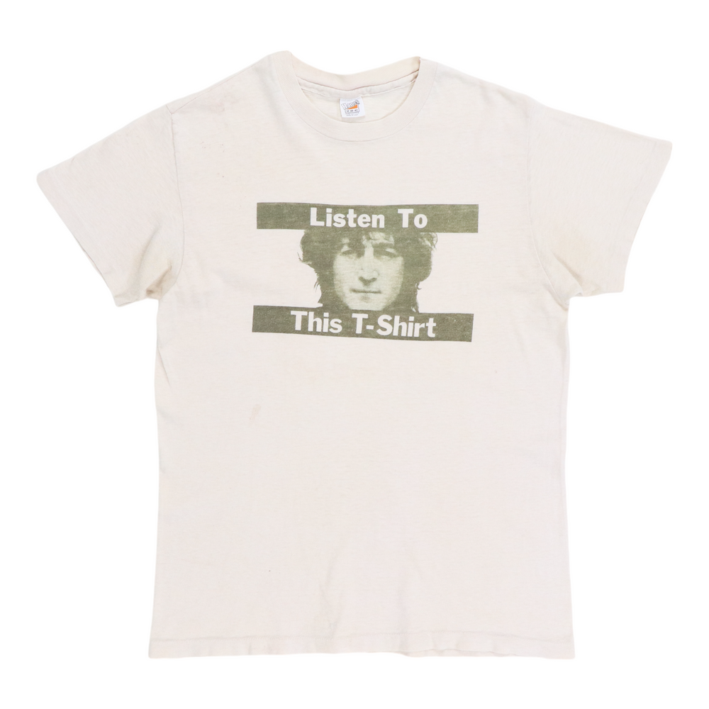 1970s John Lennon Listen To This T-Shirt Shirt