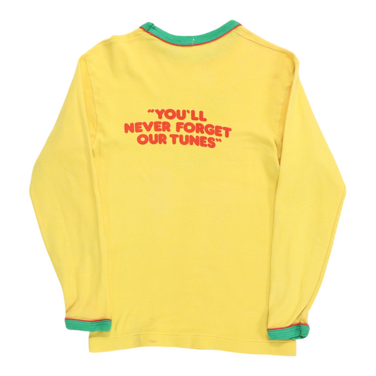 1970s The Might Three Music Long Sleeve Shirt Back