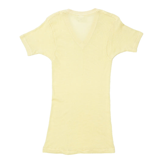 1970s Mesh Knit Jockey V-Neck Shirt