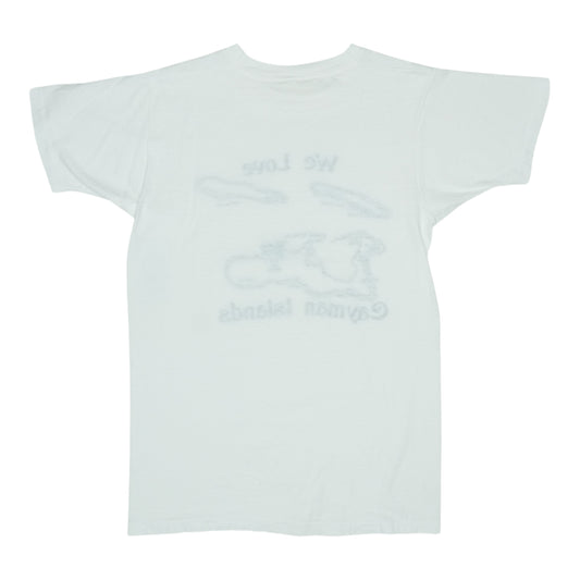 1970s We Love Cayman Islands Shirt Back