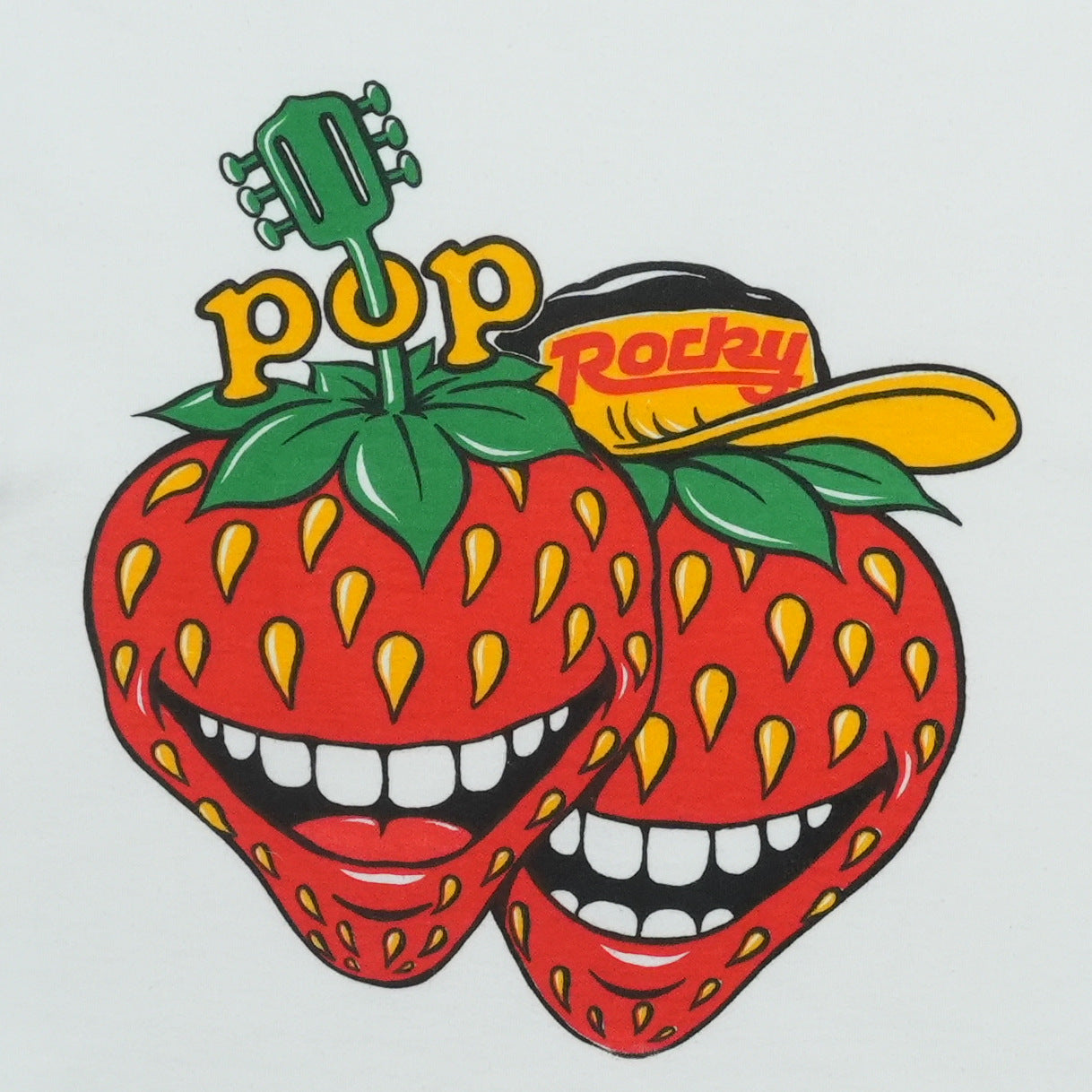 1970s Pop Rocky Magazine Shirt Detail 2