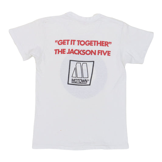 1973 Jackson 5 Get It Together Motown Promo Shirt Back