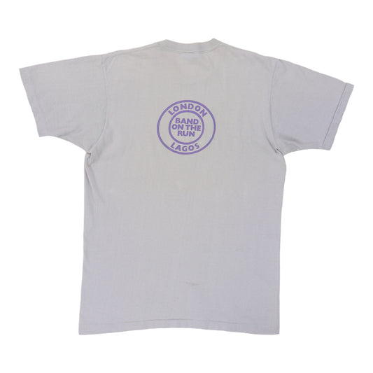 1973 Wings Paul McCartney Band On The Run Promo Shirt Back