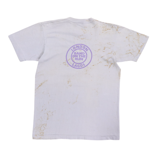 1973 Wings Paul McCartney Band On The Run Promo Shirt Back