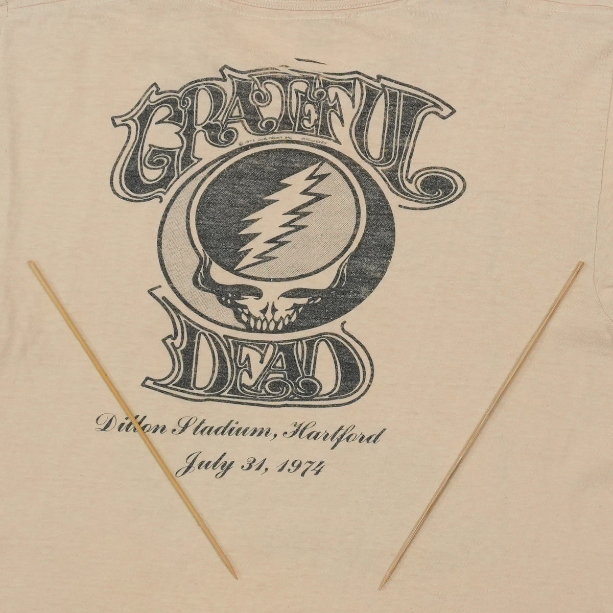 1974 Grateful Dead Dillon Stadium Hartford Koplik And Finkel Concert Shirt