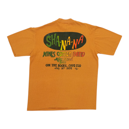 1974 Sha-Na-Na Cape Cod Concert Shirt Back