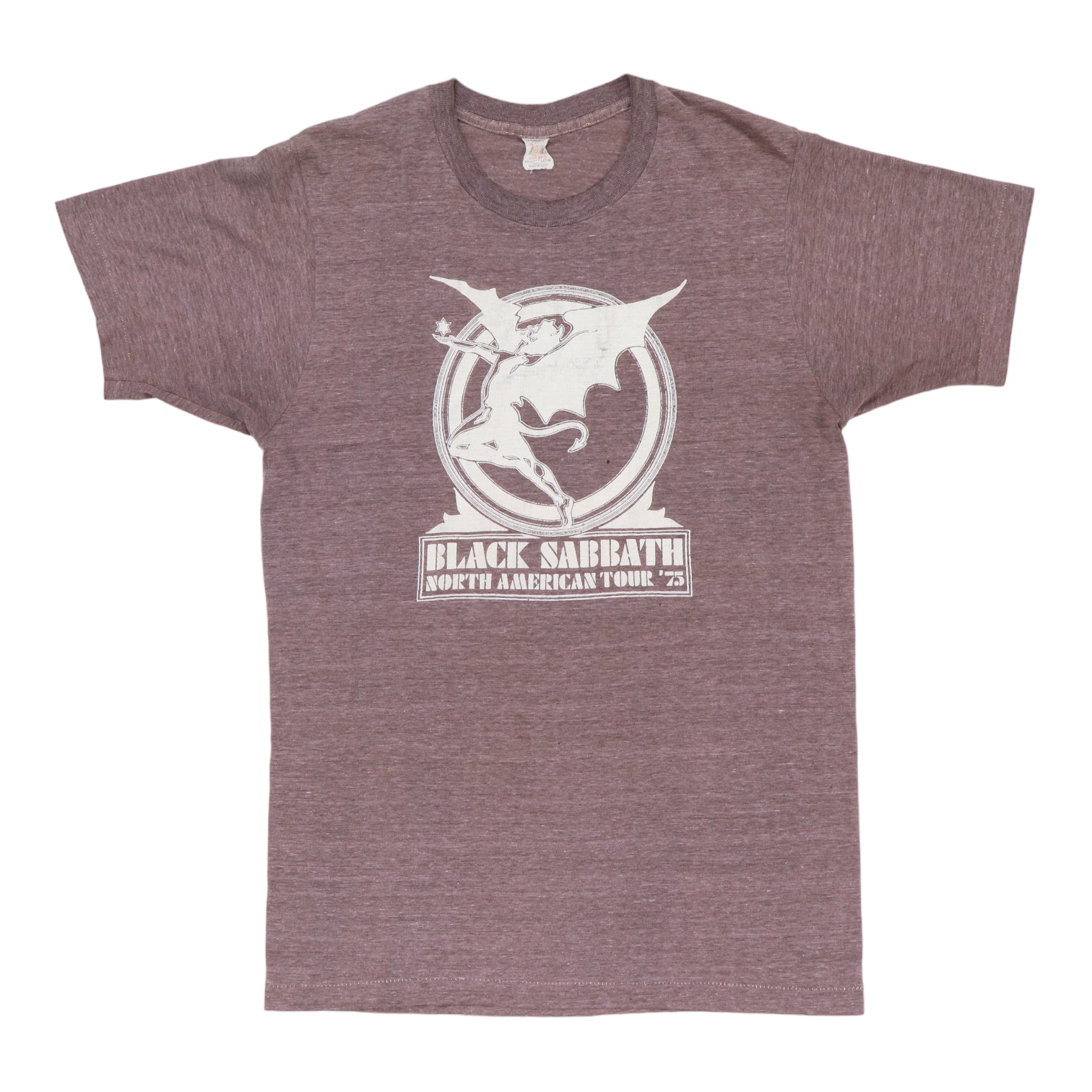 1975 Black Sabbath Tour Shirt | Authentic Vintage Tee – WyCo Vintage