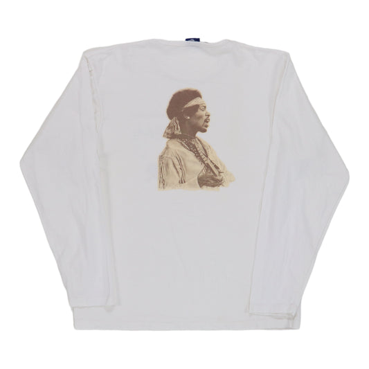 1975 Jimi Hendrix Crash Landing Promo Long Sleeve Shirt Back