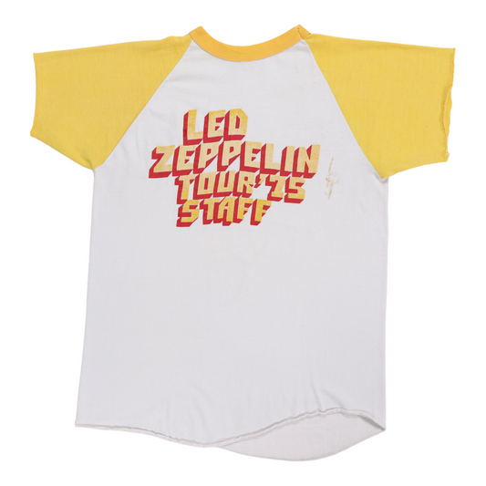 1975 Led Zeppelin Showco Crew Tour Shirt