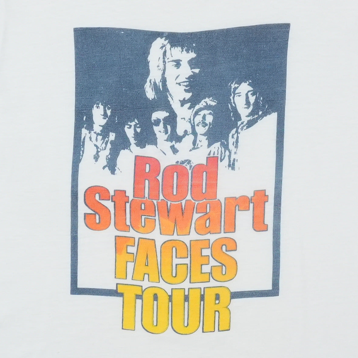 1975 Rod Stewart Faces Tour Shirt