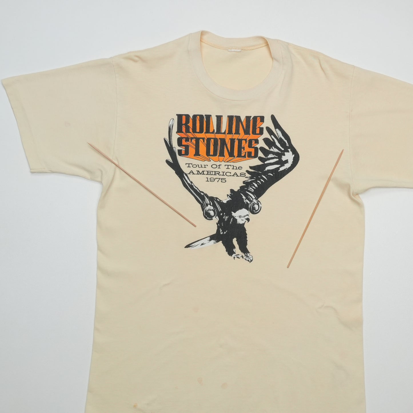 1975 Rolling Stones Tour Of The Americas Shirt Detail 3