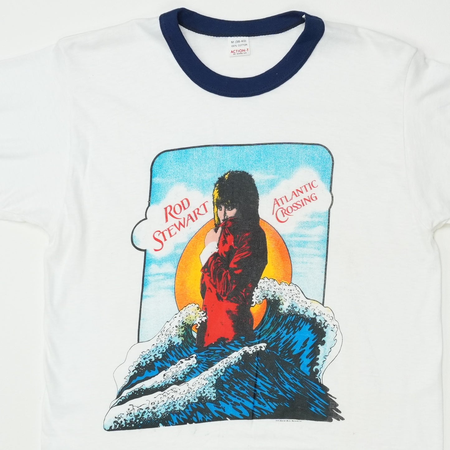 1975 Rod Stewart Atlantic Crossing Ringer Shirt