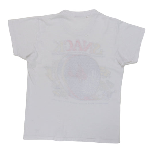 1975 Bill Graham Snack Charity Concert Shirt Back