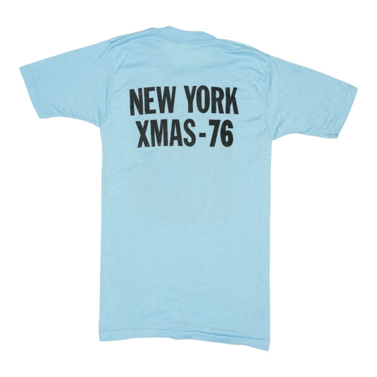 1976 Frank Zappa New York Xmas Shirt Back