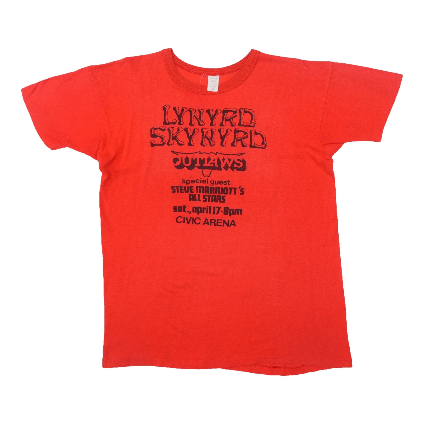 1976 Lynyrd Skynyrd Outlaws Crew Concert Shirt