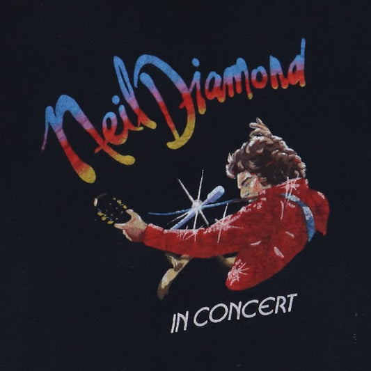 1976 Neil Diamond In Concert Shirt Back