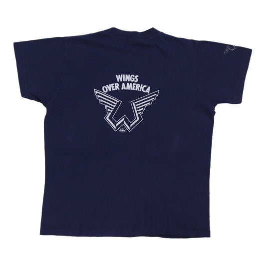 1976 Wings Over America Capitol Records Promo Shirt Back