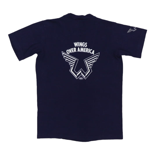 1976 Wings Over America Capitol Records Promo Shirt Back