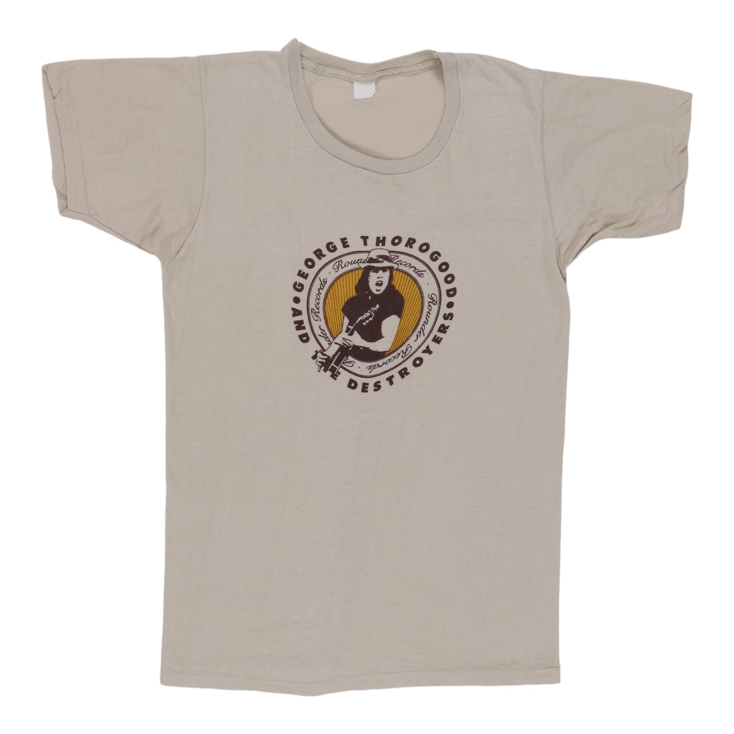 1977 George Thorogood And The Destroyers Rounder Records Shirt