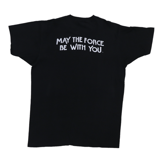 1977 Star wars May The Force Be With You Shirt Back