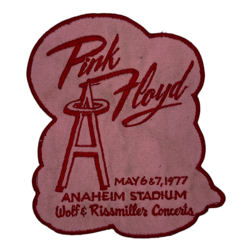 1977 Pink Floyd Anaheim Back Stage Pass Patch