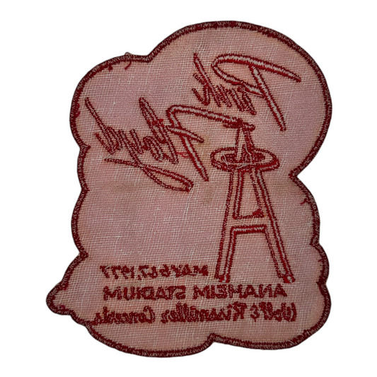 1977 Pink Floyd Anaheim Back Stage Pass Patch Back