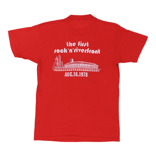 1978 Eagles Cincinnati Riverfront Concert Shirt Back