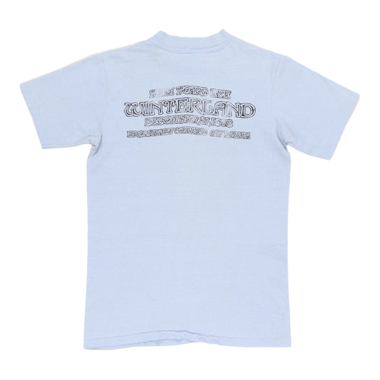 1978 Grateful Dead Winterland NYE Concert Shirt Back