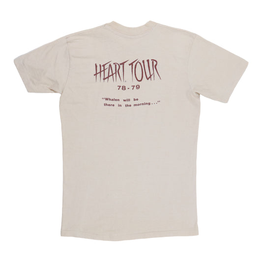 1978 Heart Whalen Rigging Crew Tour Shirt Back