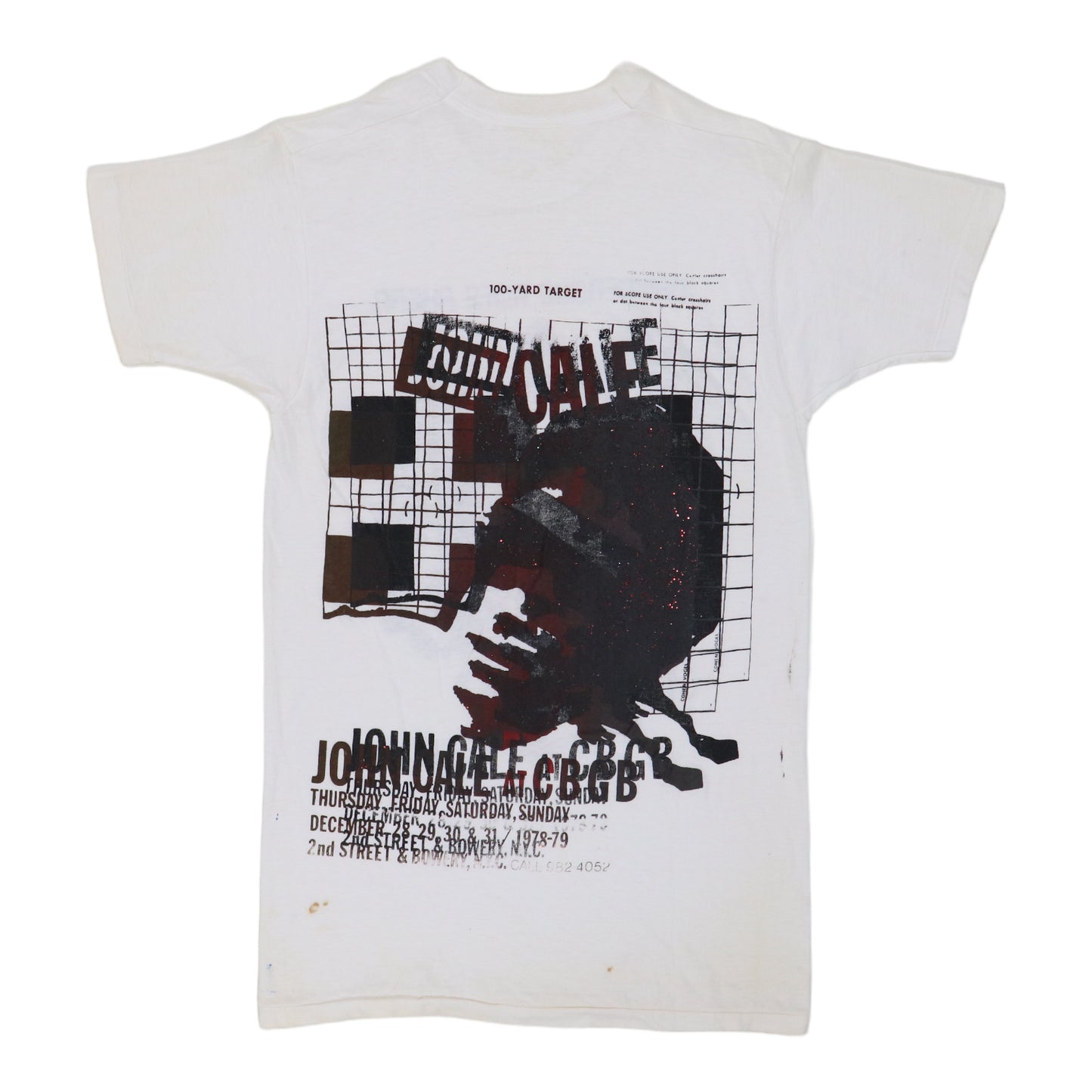 1978 John Cale CBGB Concert Shirt
