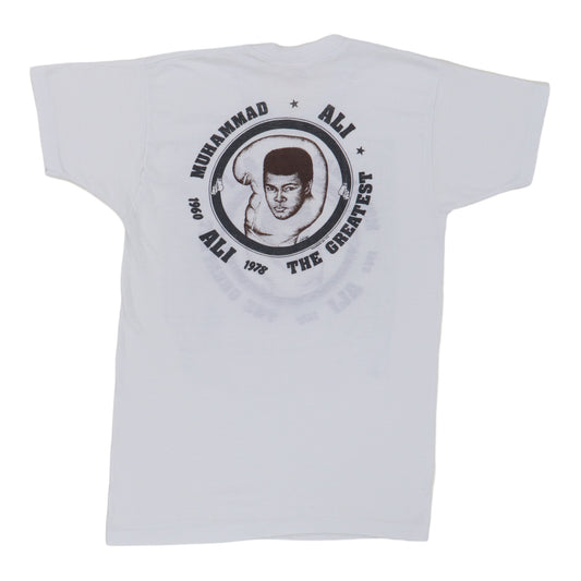 1978 Muhammad Ali The Greatest Shirt Back