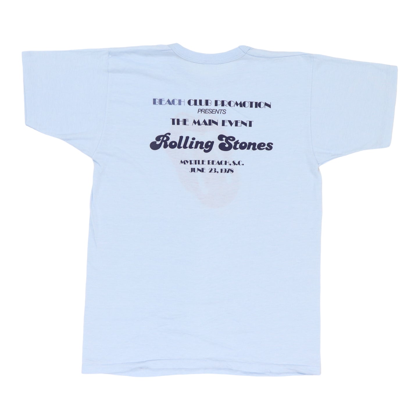 1978 Rolling Stones Myrtle Beach Concert Shirt