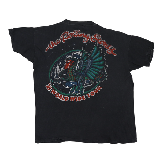 1978 Rolling Stones World Tour Shirt Back