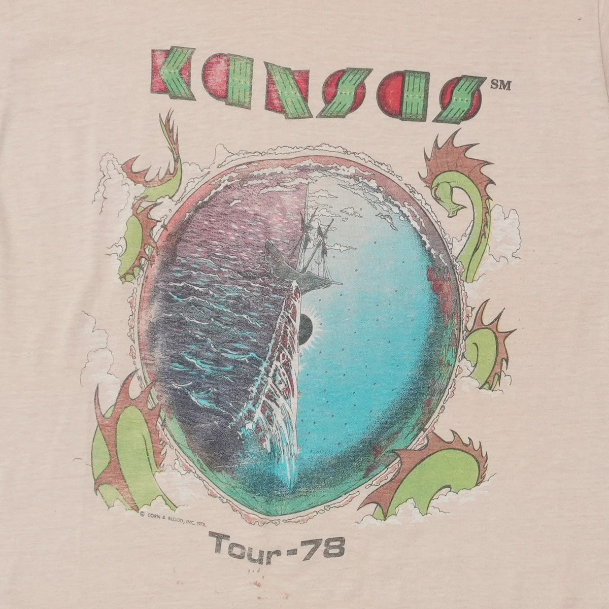 1978 Kansas Point Of Know Return Tour Shirt