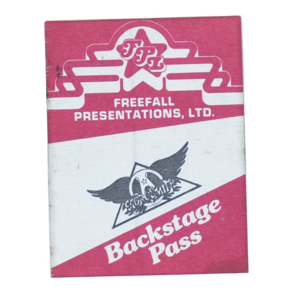 1978 Aerosmith Backstage Pass