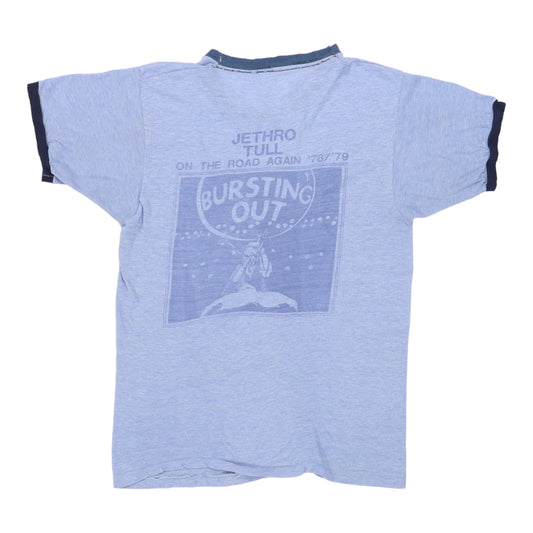 1978 Jethro Tull Busting Out Tour Crew Shirt Back