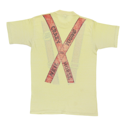 1978 Neil Young Rust Never Sleeps Shirt Back
