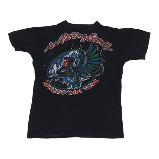 1978 Rolling Stones World Tour Shirt Back